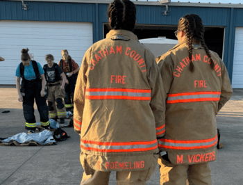 CCFD firefighters Roemeling and Vickers