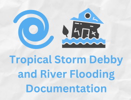 Tropical Storm Debby and River Flooding Documentation