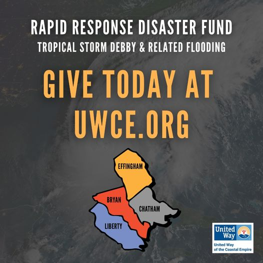 Rapid Response Disaster Fund for Chatham County Following Tropical Storm Debby