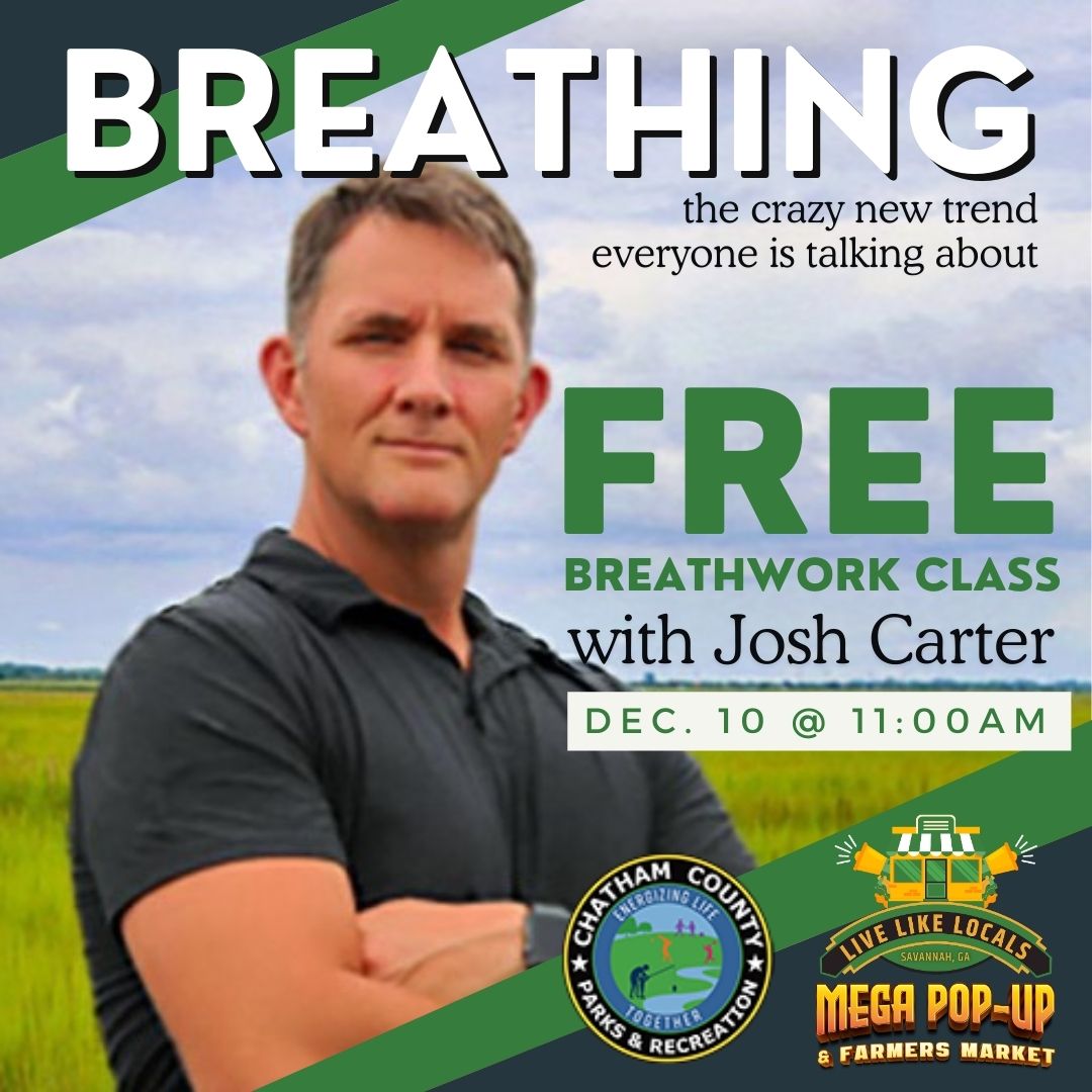 Free Breathwork Class with Josh Carter at 11 AM