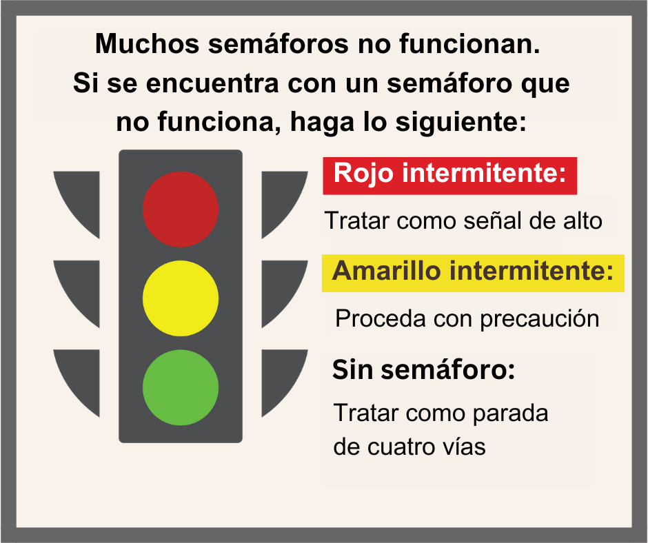 traffic light photo Spanish