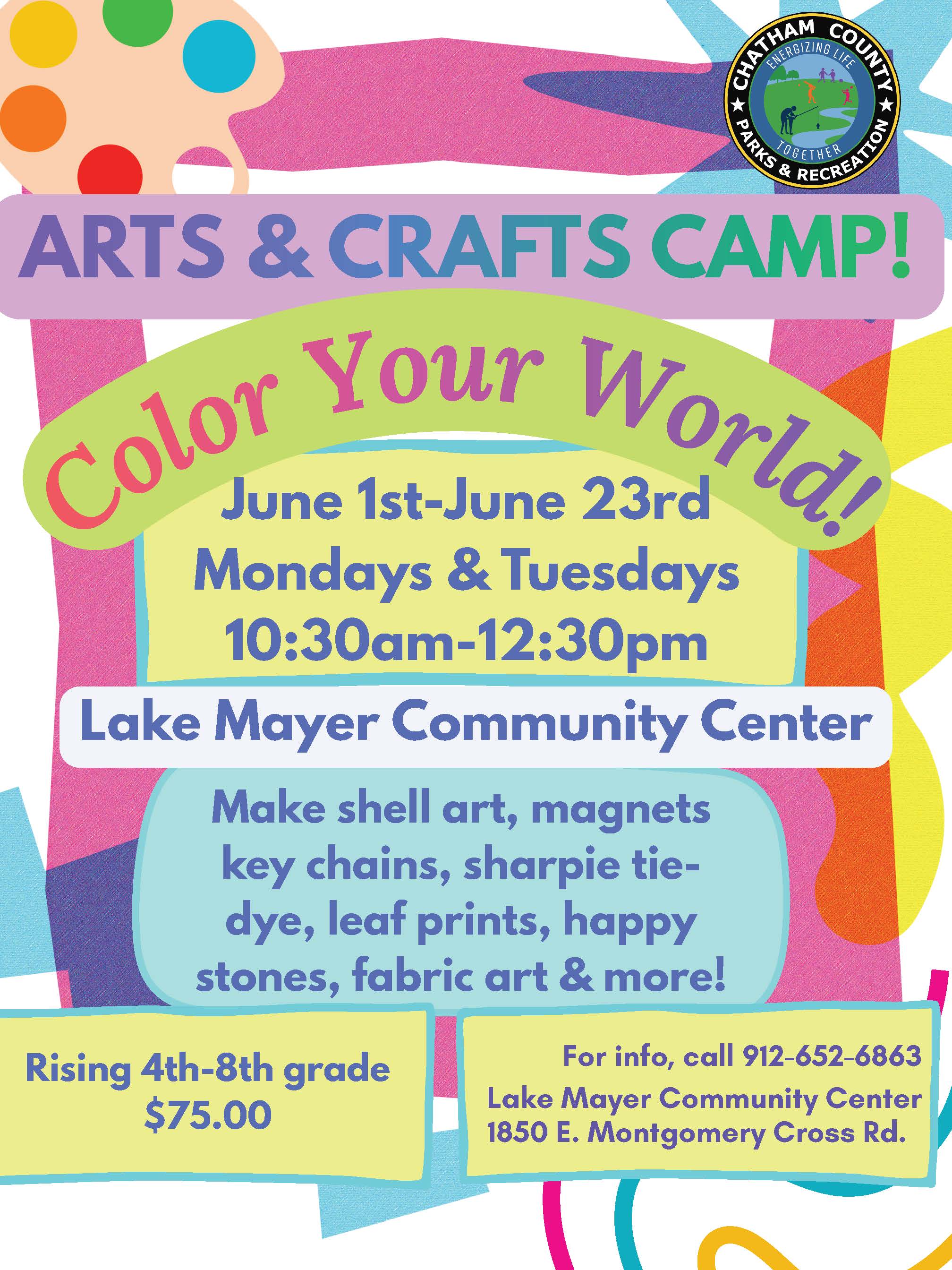 Arts & Crafts Camp Lake Mayer 6.1-6.23.jpg