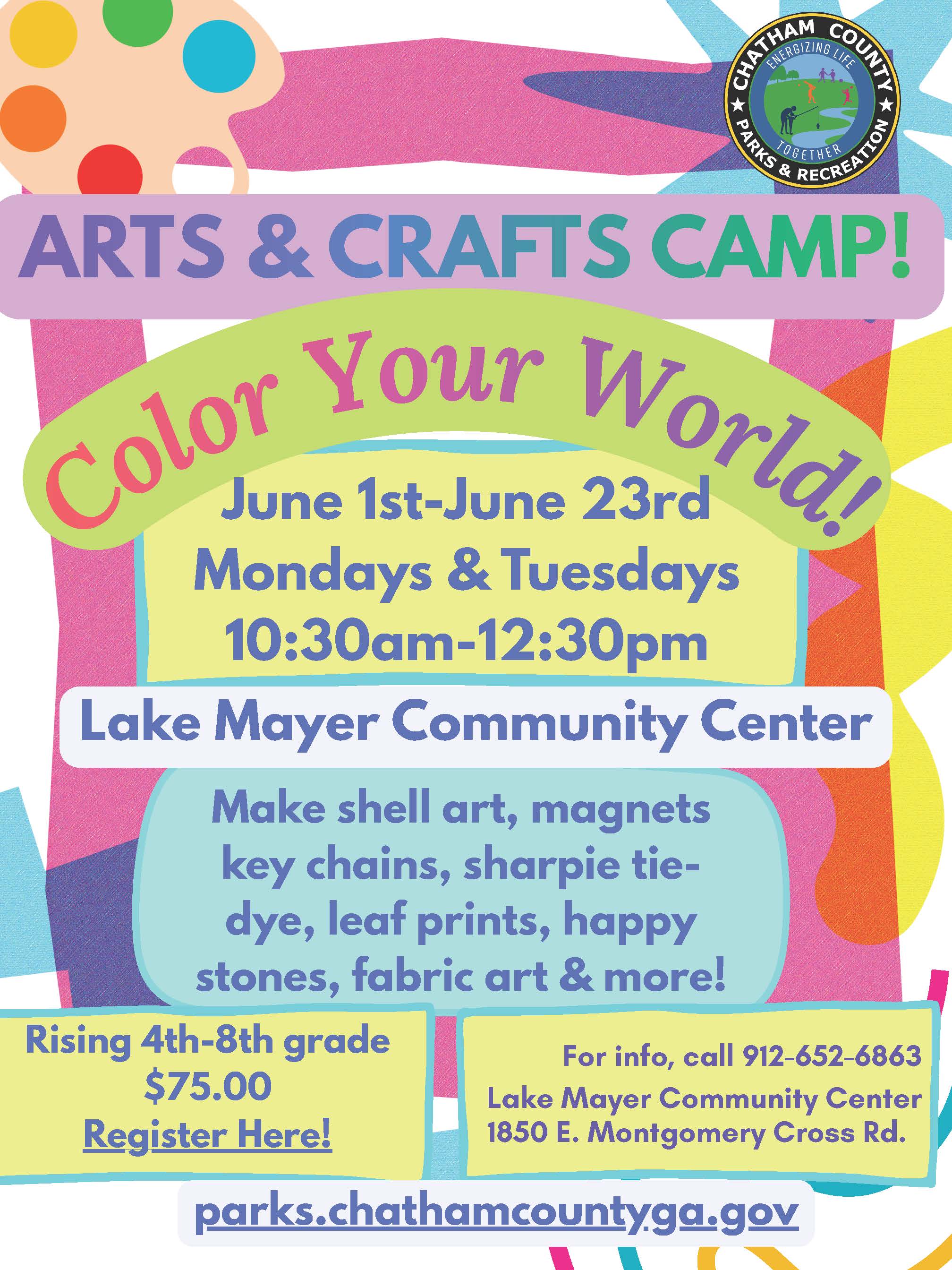 Arts & Crafts Camp Lake Mayer 6.1-6.23.jpg